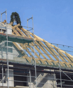 Échafaudage de protection de toiture