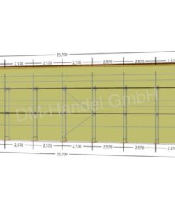 Échafaudage en acier avec panneaux cadres en aluminium 167 m²
