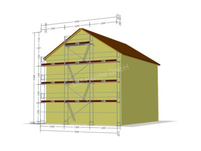 Échafaudage de toiture