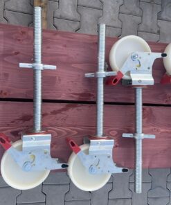 4 x Roue pivotante 10 kN