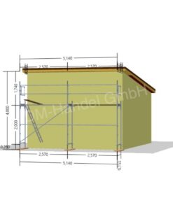 Échafaudage en acier avec plateformes en acier 23 m²